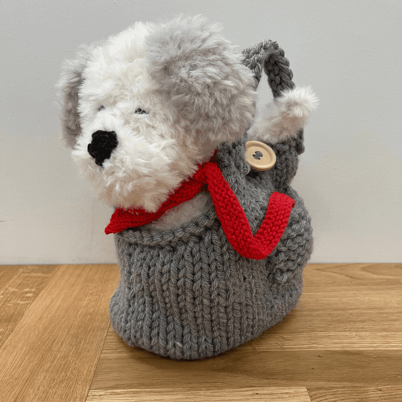 henry the puppy knitting gift
